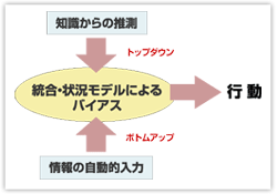 図１．トップダウンとボトムアップの関係