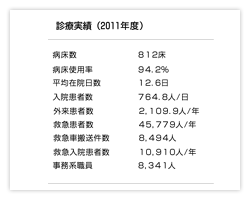 図２ 「診療実績」2011年度