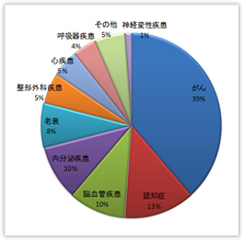 疾患別の割合2012.10～2013.9